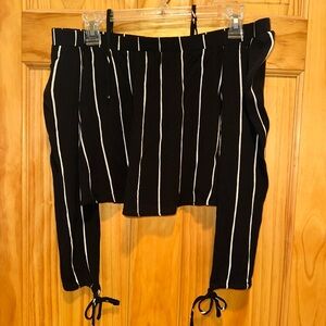 Kendall & Kylie Off Shoulder Crop Top